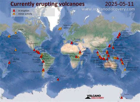 VolcanoDiscovery: Volcanoes Worldwide .